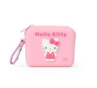 SANRIO 357588 - Mini bolsa de silicona Hello Kitty, bolsa de cosméticos, monedero