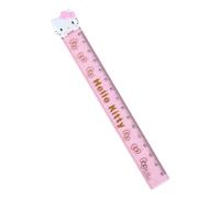 Sanrio 502553 Sanrio Regla, 5.9 pulgadas (15 cm), Hello Kitty, Hello Kitty, 1.2 x 0.2 x 7.2 pulgadas (4 x 0.6 x 18.3 cm), papelería de aprendizaje para niños, personaje
