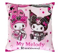 Sanrio almohadilla pink black party series kuromi & my melody 35 x 35
