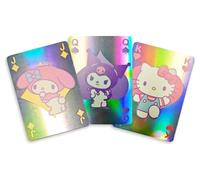 Sanrio baraja hello kitty & friends cupcake french-suited deck hologra