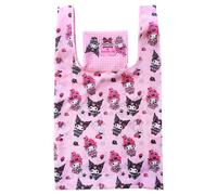 Sanrio bolsa pink black party series kuromi & my melody foldable