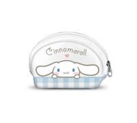 Sanrio Cinnamoroll Vichy-Monedero Oval Casual, Multicolor, 12 x 9 cm