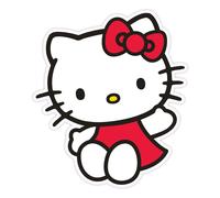 Sanrio - cojín decorativo (36 cm), diseño de hello kitty con vestido