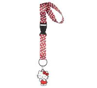 Sanrio - Cordón para tarjetas de identificación de Hello Kitty y amigos, para mujeres, hombres, llaves, carteras, teléfonos, profesores, Hello Kitty V3, talla única