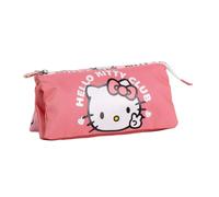 Artesanía Cerdá Estuche portatodo Hello Kitty 3 compartimentos con cremallera diseño oficial