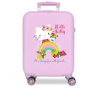 Sanrio Hello Kitty Always Fun with Friends Maleta de Cabina Rosa 33x50x20 cms Rígido 2,3 kgs ABS 2,3 kgs 28,4L Equipaje de Mano