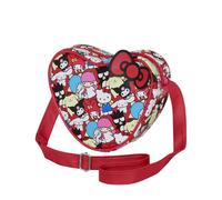 Sanrio Hello Kitty Friends-Bolso Corazón Casual, Multicolor, 21 x 15,5 cm