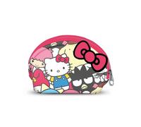 Sanrio Hello Kitty Friends-Monedero Oval Casual, Multicolor, 12 x 9 cm