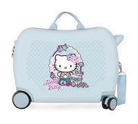 Sanrio Hello Kitty Mermaid Kitty Maleta Infantil Azul 50x38x20 cms Rígido 2,1 kgs Cierre de combinación Lateral ABS 2,1 kgs 34L Equipaje de Mano