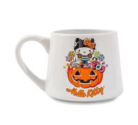 Sanrio Hello Kitty Pumpkin Candy Ladrón Taza de cerámica cónica | Capacidad para 14 onzas