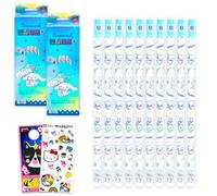 SANRIO Juego de 10 lápices Cinnamoroll para aula, paquete con 10 lápices para niños con calcomanías Cinnamoroll Plus, más suministros escolares para niñas