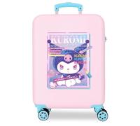 Sanrio Kuromi Current Mood Maleta de Cabina Rosa 38x55x20 cms Rígido 2 kgs Cierre de combinación Lateral ABS 2 kgs 34L Equipaje de Mano