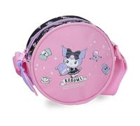 Sanrio Kuromi Fortune Telling Bandolera Redonda Rosa 14x14x4 cm Poliéster