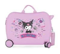 Sanrio Kuromi Retro Pop Maleta Infantil Lila 50x38x20 cm Rígida ABS Cierre de combinación Lateral 34L 2,1kg 2 Ruedas