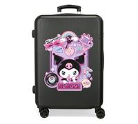 Sanrio Kuromi Wonder Fest Maleta Mediana Negro 46x65x23 cms Rígido 3 kgs Cierre de combinación Lateral ABS 3 kgs 56LExtensible Equipaje de Mano