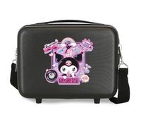 Sanrio Kuromi Wonder Fest Nececer Adaptable Negro 29x21x15 cms Rígido ABS 9,1L 0,8 kgs