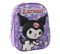 Sanrio - Mochila Infantil 3D Hello Kitty Kuromi 25.0 X 30.0 X 12.0 Cm (2100006577)