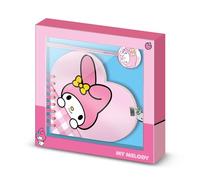 Karactermania Diario Sanrio My Melody Cute Corazón con llave y boli Rosa