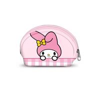 Sanrio My Melody Cute-Monedero Oval Casual, Rosa, 12 x 9 cm