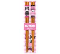 Sanrio palillos pink black party series kuromi & my melody