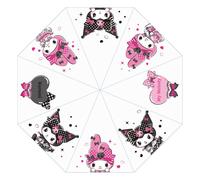 Sanrio paraguas pink black party series kuromi & my melody transparent