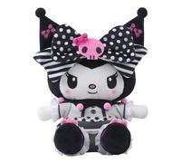 Sanrio sakami - peluche kuromi (17 cm), diseño de rosa y negro