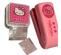 Sanrio Sello perforador de repujado metálico, lindo gato KT