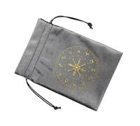 SANRLO Bolsa de franela con cordones para tarot y tarjetas de oráculos, para fiestas, joyas, runas, organizadores, para tarot y tarjetas de oráculos, Ztd11