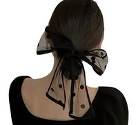 SANRLO Diademas, accesorios para el cabello para mujer, diadema de encaje negra delgada, diadema de encaje, lazos para el pelo, accesorios para el cabello atados