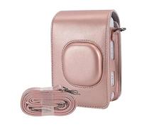 SANRLO Funda para cámara instantánea de piel sintética con correa para el hombro para accesorios de cámara LiPlay