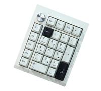 SANRLO GMK26 Teclado Numérico Mecánico Portátil 26 Clave con Soporte QMK Métodos Conexión para Oficina Y Hogar