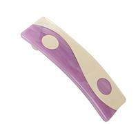 SANRLO Pinzas para el pelo, diademas, accesorios para el cabello para mujer, automáticos para chi, coleteros de pelo retro, coletero cuadrado de acetato Yin Yang, pasador para cola de caballo para Gir