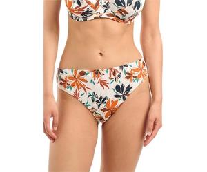 Sans Complexe Bain Sin Trajes de baño de tamaño Mediano Complejo, Modelo de estadía, Mujer, su patrón Luminoso y su Forma Formal, 46-48, Marfil con Estampado Floral