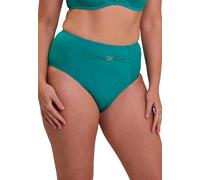 Sans Complexe Bañador de Cintura Alta Moorea Verde, Azul y Verde, 40-42