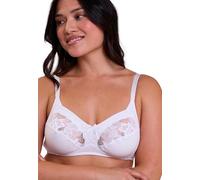 Sans Complexe Coton D'arum-Soutien Gorge Classique Sans Armature Sujetador, Blanco (Blanc 3), 75B (Talla del Fabricante: 75/90B) para Mujer