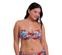 Sans Complexe Curaçao Top de Bikini, Multicolor Tropical Print, 85C Mujeres
