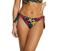 Sans Complexe Island Dream_68oak52 Bañador de Cintura Baja, Floral Negro, 46-48 para Mujer
