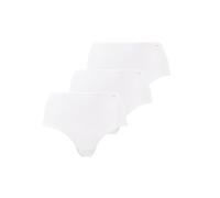 SANS COMPLEXE Lote de 3 shorties Simplement Coton. Color Blanco