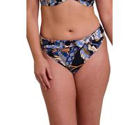 Sans Complexe Parte Inferior de Bikini Fidji para Mujer, Black Exotic Print, 36-38