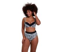 Sans Complexe Seychelles_78aam89 Parte Superior de Bikini, Impreso Palmera Gráfico, 40DD para Mujer
