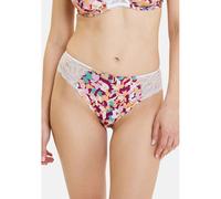 SANS COMPLEXE Slip floral SUZAN FANTAISY. Color Fleurs Fuchsia