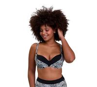 Sans Complexe Seychelles Top de Bikini, Estampado gráfico de Palmeras, 80E Mujeres