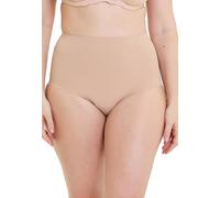 Sans Complexe - Touch - Braguita de Cintura Alta con Efecto Vientre Plano - Efecto Segunda Piel - Mujer - Beige - 38/40