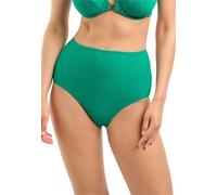 Sans Complexe Bain Glamourous Textured Bikini Bottoms, Tropical Green, 50-52 Women's