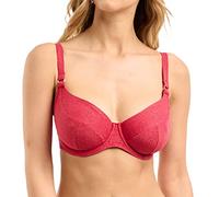 Sans Complexe Bain Reflet Bikini Top, Cerise, 75C Women's