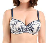 Sans Complexe, Traje de baño con Refuerzo, Todo en los Detalles, Mujer, Estilo espumoso y Moderno, 95d, Tie & Dye Navy