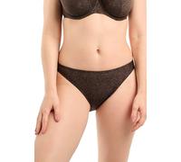 Sans Complexe, Traje de baño, Pantalones de baño caídos, Modelo de reflexión, Mujer, su Malla lexed Dorada Que brillará su Tez por el Agua, 38-40, Negro