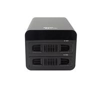 Sans Digital MobileRAID MR2UT6G - Caja de Disco Duro Raid de 2 bahías USB 3.1 GEN2/TYPE-C a SATA/Raid 0/1/JBOD
