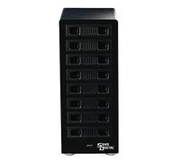 Sans Digital MobileRAID MR8UT6G Nueva generación 8 bahías 3.5 Pulgadas SATA a USB 3.0 / eSATA Hardware Raid (00/50) / Spanning / JBOD