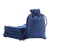 Sansam - 50 bolsas de arpillera, bolsas de arpillera, bolsas de joyería, bolsas de regalo para boda, bolsas de regalo, 5.6 x 4.8 cm